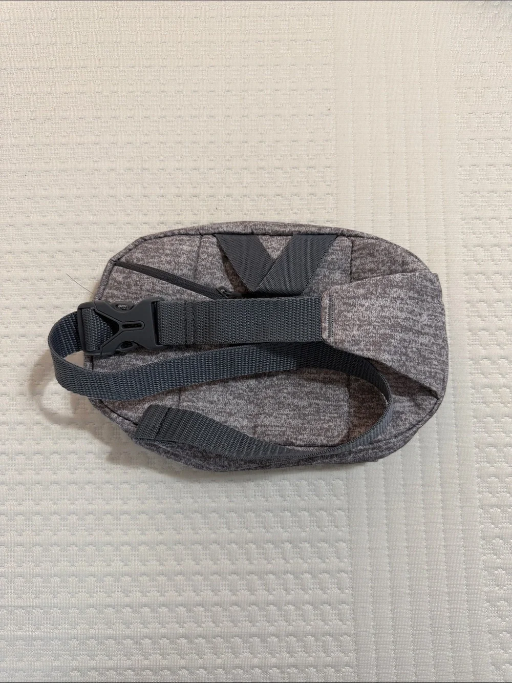 adidas Gray Heather Backpack and Waist Pack with Rose Gold Accents - Picture 3 of 3